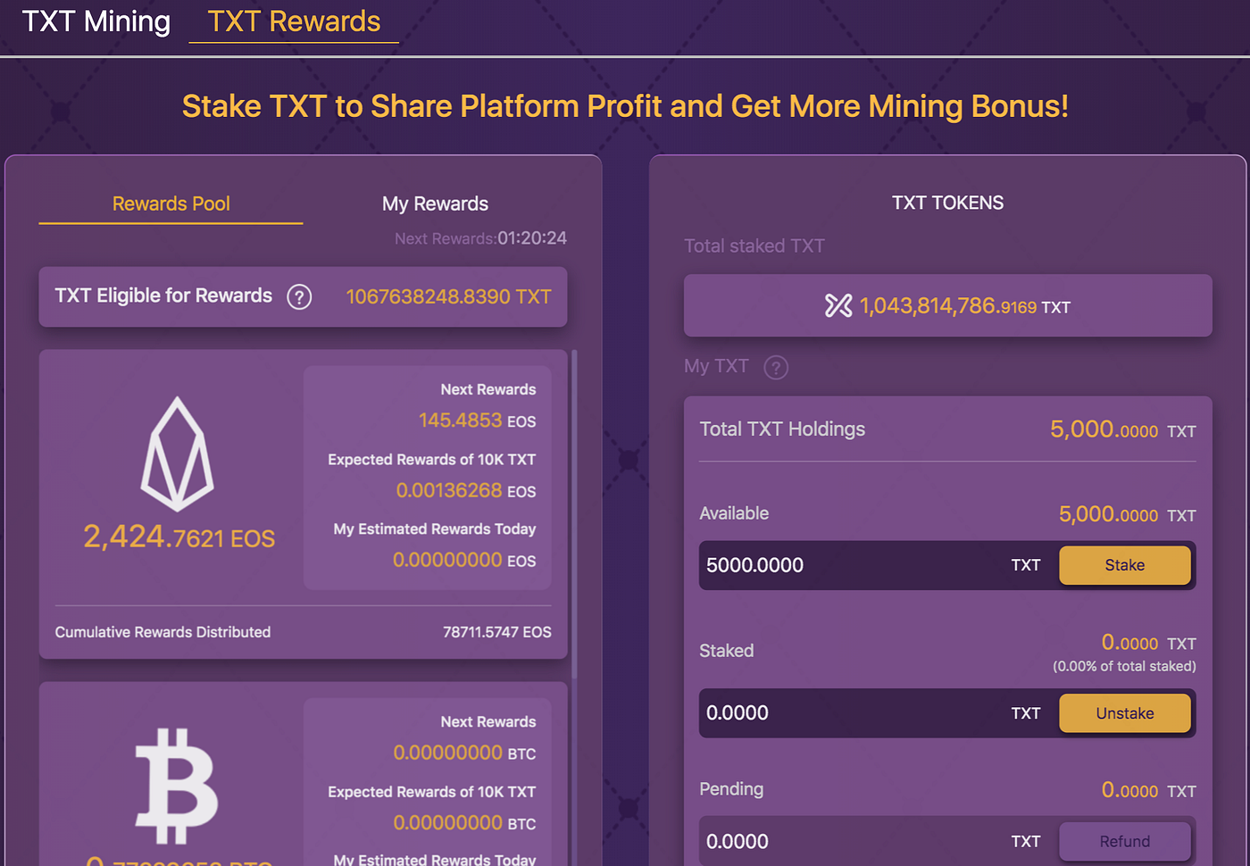 Decentralized crypto wallet